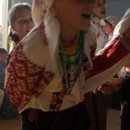 Táncoló gyerekek - Pusztina (Moldva)