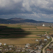 Látkép Forrófalva felé - Klézse (Moldva)
